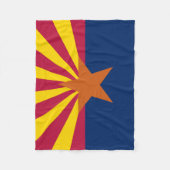 Couverture Polaire Drapeau de l'État de l'Arizona (Devant)