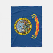 Couverture Polaire Drapeau de l'État de l'Idaho (Devant)