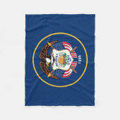 Couverture Polaire Drapeau de l'État de l'Utah (Devant)
