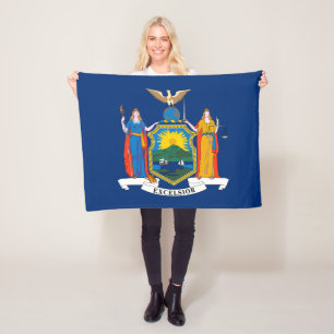 Couverture Polaire Drapeau de l'État de New York