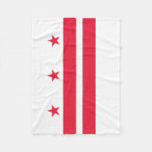 Couverture Polaire Drapeau de l'État de Washington DC (Devant)
