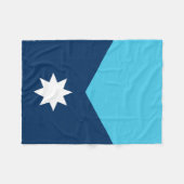 Couverture Polaire Drapeau de l'État du Minnesota (Devant (Horizontal))