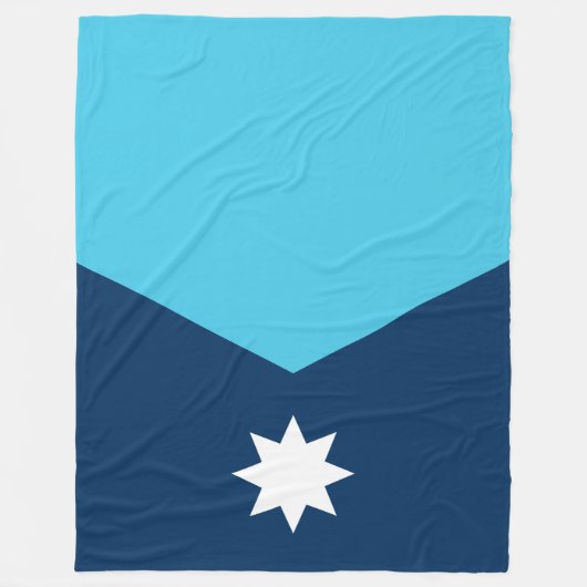 Couverture Polaire Drapeau de l'État du Minnesota (Devant)