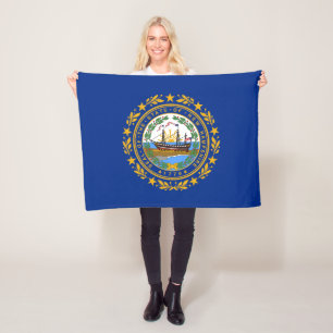 Couverture Polaire Drapeau de l'État du New Hampshire