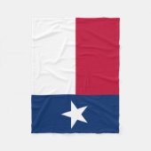 Couverture Polaire Drapeau de l'État du Texas (Devant)