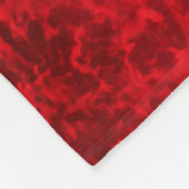 Couverture Polaire Drapeau de l'Éthiopie - Vagues océaniques (Coin)