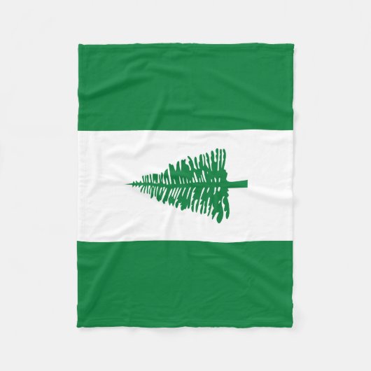 Couverture Polaire Drapeau de l'île Norfolk (Devant)
