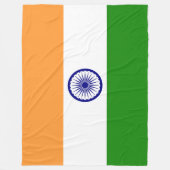 Couverture Polaire Drapeau de l'Inde (Devant)