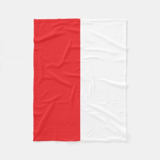 Couverture Polaire Drapeau de l'Indonésie (Devant)