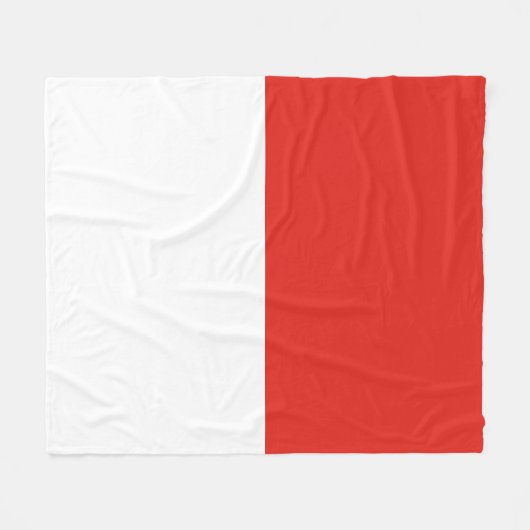 Couverture Polaire Drapeau de l'Indonésie (Devant (Horizontal))