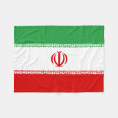 Couverture Polaire Drapeau de l'Iran (Devant (Horizontal))