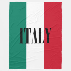 Couverture Polaire Drapeau de l'Italie Italie IL italienne Tricolore