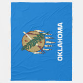Couverture Polaire Drapeau de l'Oklahoma (Devant)