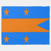 COUVERTURE POLAIRE DRAPEAU DE LONG ISLAND (Devant (Horizontal))