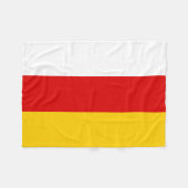 Couverture Polaire Drapeau de l'Ossétie du Sud (Devant (Horizontal))
