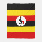 Couverture Polaire Drapeau de l'Ouganda (Devant)