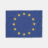 Couverture Polaire Drapeau de l'Union européenne (Devant (Horizontal))