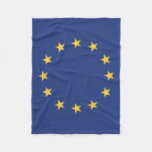 Couverture Polaire Drapeau de l'Union européenne (Devant)