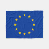 Couverture Polaire Drapeau de l'Union européenne (Devant (Horizontal))