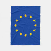 Couverture Polaire Drapeau de l'Union européenne (Devant)