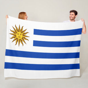 Couverture Polaire Drapeau de l'Uruguay