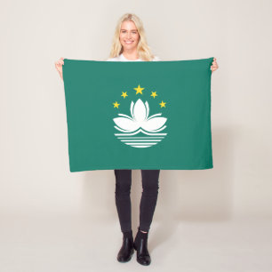 Couverture Polaire Drapeau de Macao