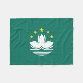 Couverture Polaire Drapeau de Macao (Devant (Horizontal))