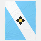 Couverture Polaire Drapeau de Madison (Wisconsin) (Devant)