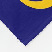 Couverture Polaire Drapeau de Malaisie (Coin)