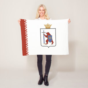 Couverture Polaire Drapeau de Mari El