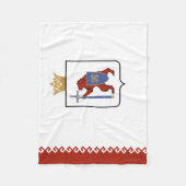 Couverture Polaire Drapeau de Mari El (Devant)