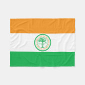 Couverture Polaire Drapeau de Miami, Floride Fleece Blanket (Devant (Horizontal))