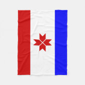 Couverture Polaire Drapeau de Mordovie (Devant)