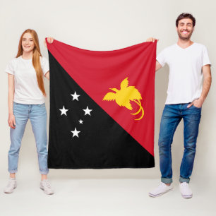 Couverture Polaire Drapeau de Papouasie-Nouvelle-Guinée