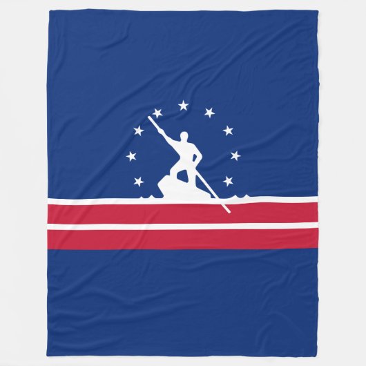 Couverture Polaire Drapeau de Richmond, Virginia Fleece Blanket (Devant)