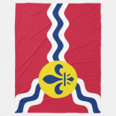 Couverture Polaire Drapeau de Saint-Louis (Missouri) (Devant)