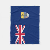 Couverture Polaire Drapeau de Sainte-Hélène (Devant)