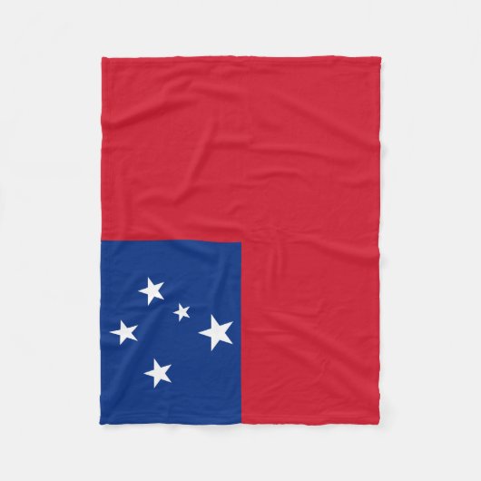 Couverture Polaire Drapeau de Samoa (Devant)