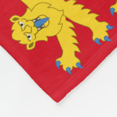 Couverture Polaire Drapeau de Sercq (Coin)