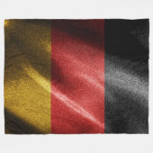 Couverture Polaire Drapeau de soie allemand (Devant (Horizontal))
