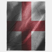 Couverture Polaire Drapeau de soie d'Angleterre (Devant)