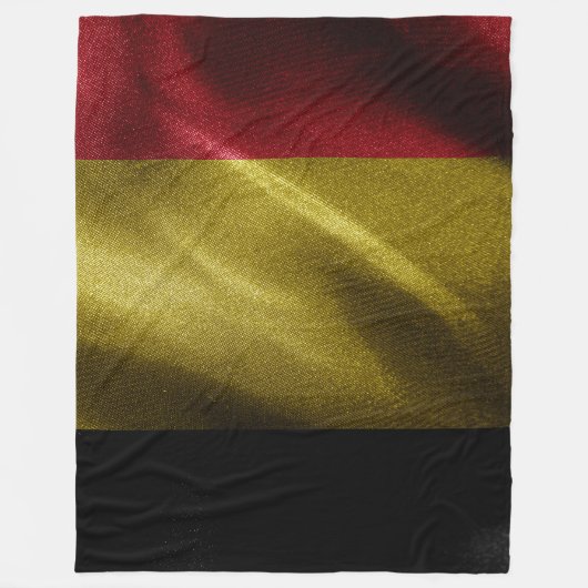 Couverture Polaire Drapeau de soie de Belgique (Devant)