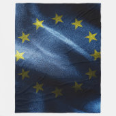 Couverture Polaire Drapeau de soie de l'UE (Devant)
