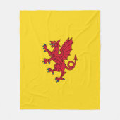 Couverture Polaire Drapeau de Somerset (Devant)