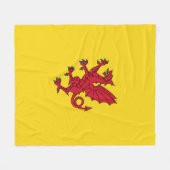 Couverture Polaire Drapeau de Somerset (Devant (Horizontal))