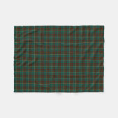 Couverture Polaire Drapeau de tartan d'Ontario Canada (Devant (Horizontal))
