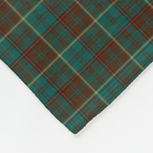 Couverture Polaire Drapeau de tartan d'Ontario Canada