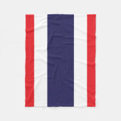 Couverture Polaire Drapeau de Thaïlande (Devant)