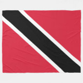 Couverture Polaire Drapeau de Trinité-et-Tobago (Devant (Horizontal))