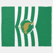 Couverture Polaire Drapeau de Wiltshire Fleece Blanket (Devant (Horizontal))